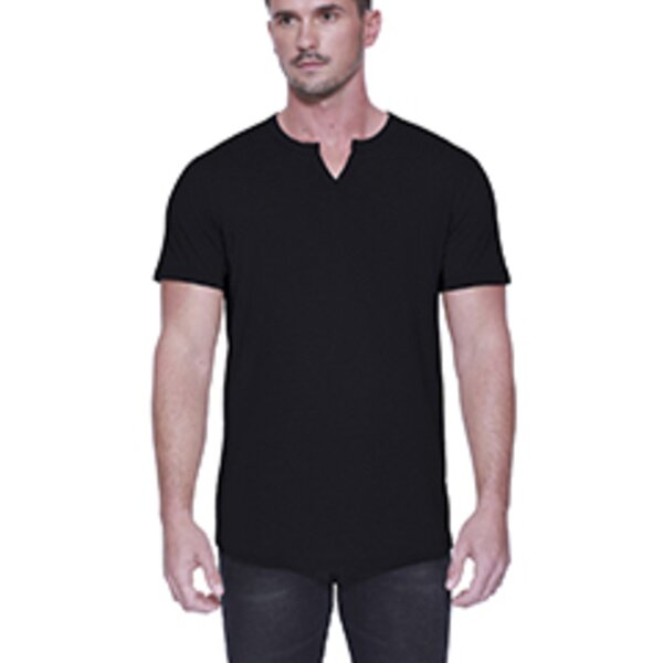 Men's Cotton/Modal Slit V-Neck Thumbnail