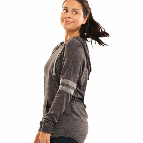 Women's Triblend Hooded Long Sleeve T-Shirt Thumbnail