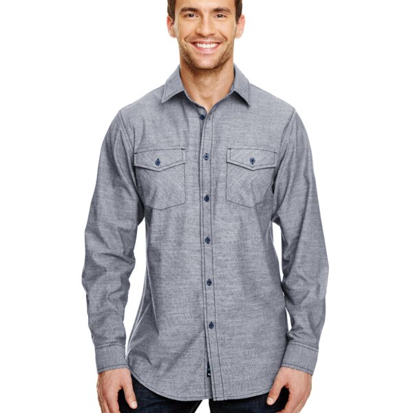 Men's Chambray Woven Shirt Thumbnail