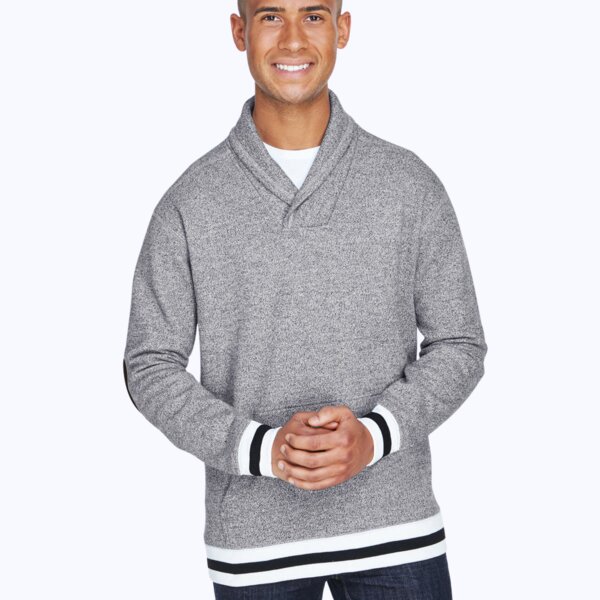 Adult Peppered Fleece Shawl Collar Thumbnail