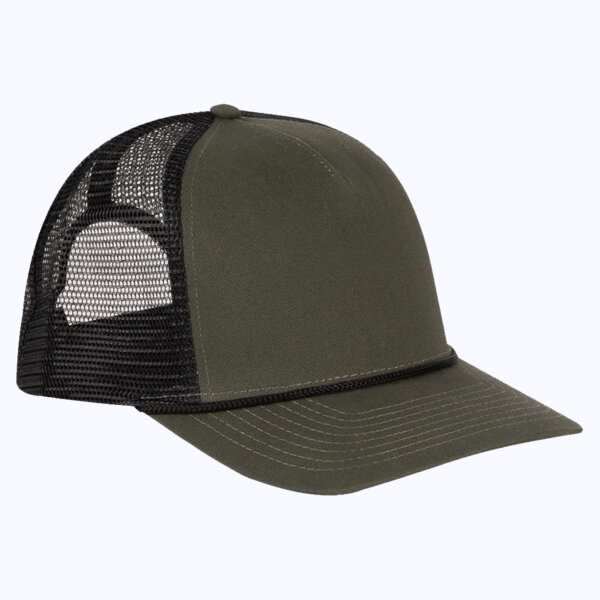 Cotton Retro Rope Trucker Hat Thumbnail