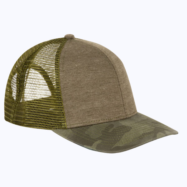 Polyester Pique Knit Trucker Hat Thumbnail