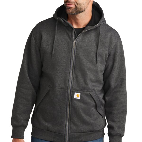 Midweight Thermal Lined Full Zip Sweatshirt Thumbnail