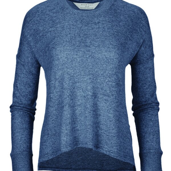 Ladies' Cuddle Soft Boxy Crewneck Sweatshirt Thumbnail