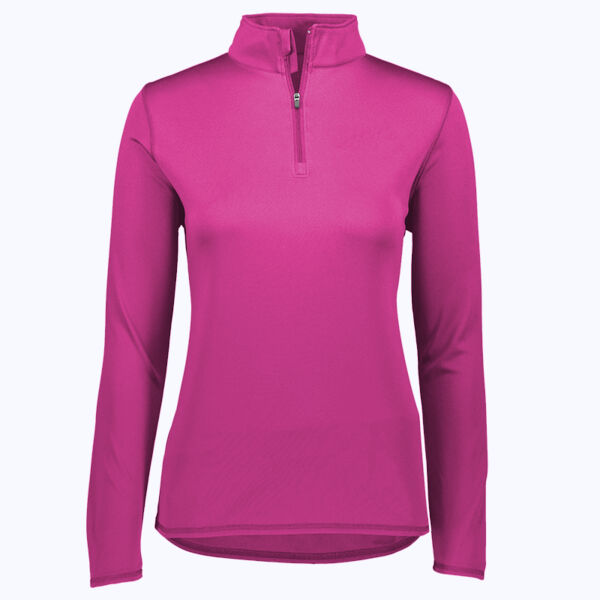 Ladies Attain Wicking 1/4 Zip Pullover Thumbnail