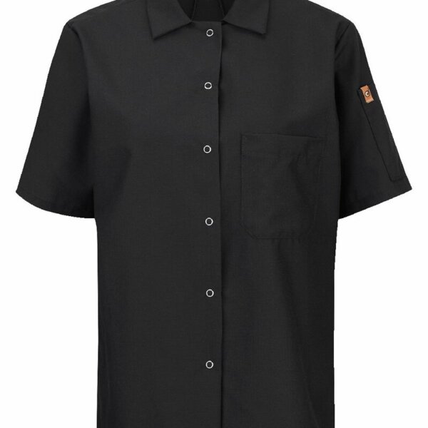 Women's Mimix™ Short Sleeve Cook Shirt with OilBlok Thumbnail
