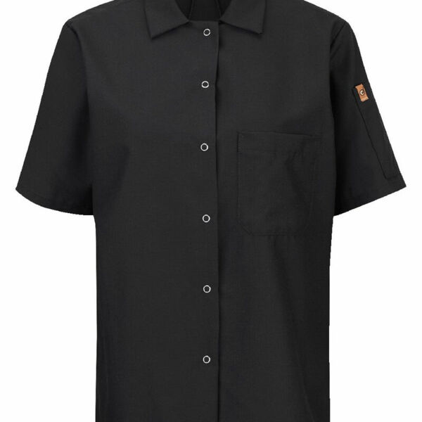 Women's Mimix™ Short Sleeve Cook Shirt with OilBlok Thumbnail