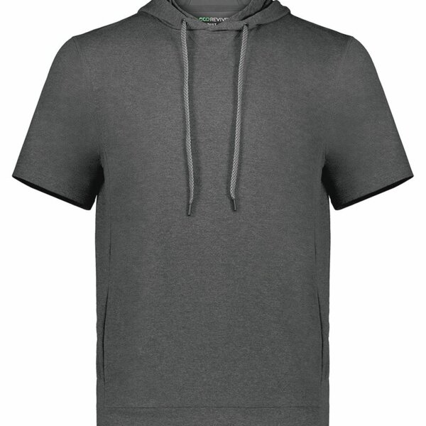 Men's Eco Revive™ Ventura Soft Knit Short Sleeve Hooded Sweatshirt Thumbnail