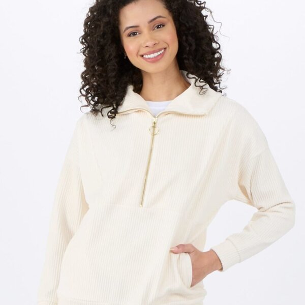 Women's Manchester Corded Quarter-Zip Pullover Thumbnail