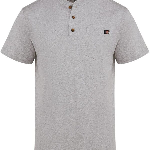 Men's Tall Heavyweight Traditional Short Sleeve Henley Thumbnail