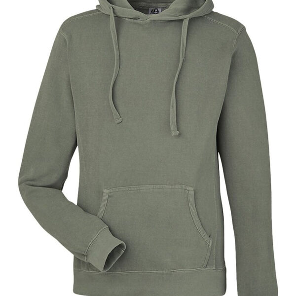 Unisex Pigment-Dyed Fleece Hooded Sweatshirt Thumbnail
