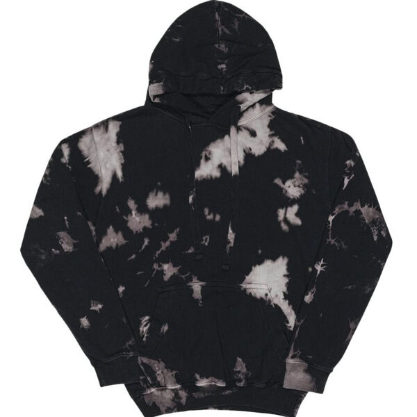 Premium Fleece Bleach Wash Hooded Sweatshirt Thumbnail