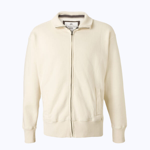 Unisex Vintage Solid Fleece Jacket Thumbnail