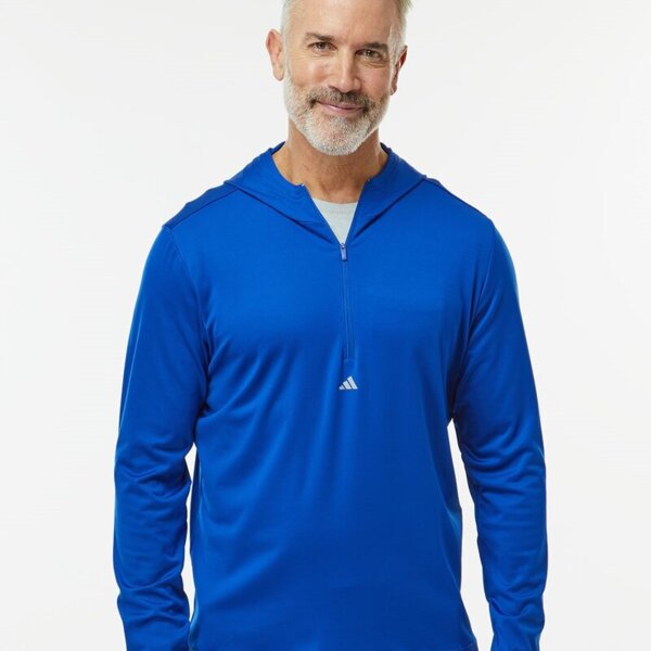 Men's Lightweight Quarter-Zip Hooded Pullover Thumbnail