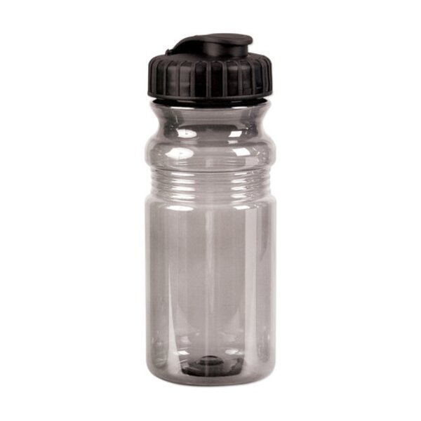 USA Made 20oz Translucent Sport Water Bottle With Snap Cap Thumbnail