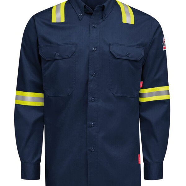 Men's Nomex® Comfort Enhanced-Vis Woven Long Sleeve Shirt Thumbnail