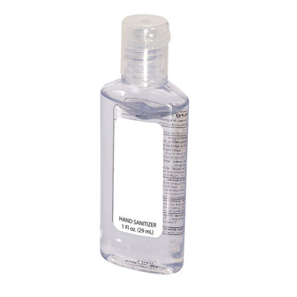Hand Sanitizer In Oval Bottle 1oz Thumbnail