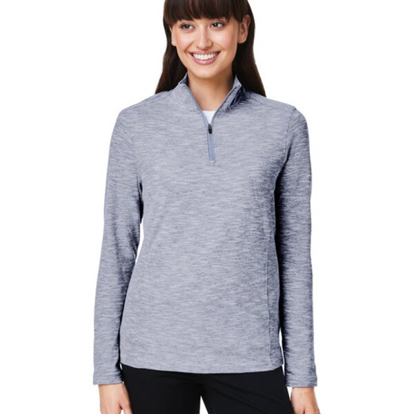 Ladies' Eclipse Jacquard Quarter-Zip Thumbnail