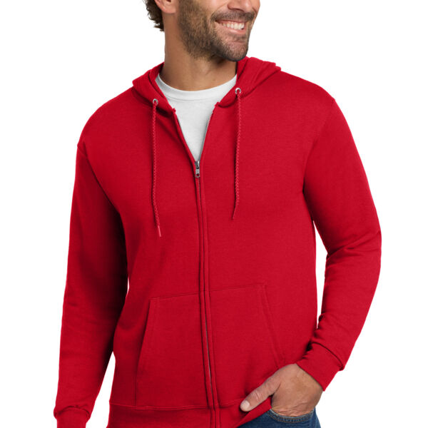 EcoSmart ® Full Zip Hooded Sweatshirt Thumbnail
