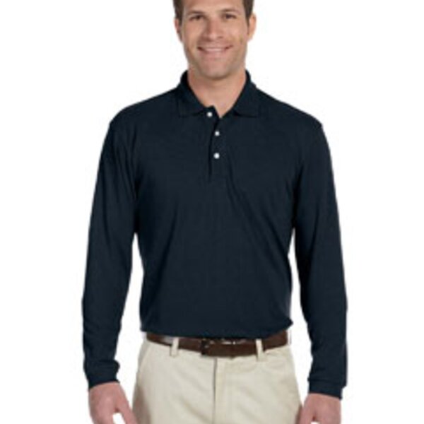 Men's Easy Blend™ Long-Sleeve Polo Thumbnail