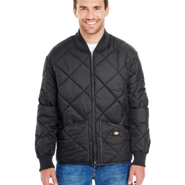 Men's  Diamond Quilted Nylon Jacket Thumbnail