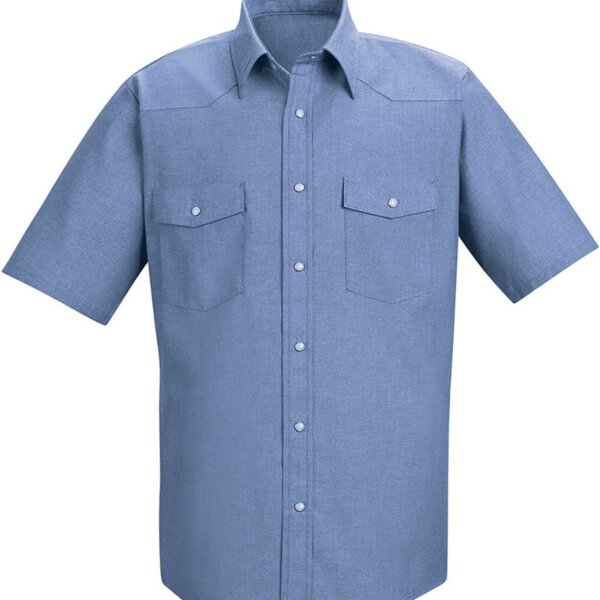 Men's Deluxe Western Style Short Sleeve Shirt Thumbnail