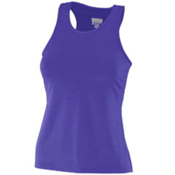 Ladies' Polyester Spandex Racer Tank Thumbnail