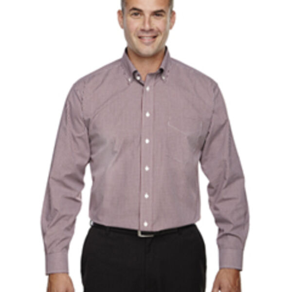 Men's Crown Collection® Gingham Check Woven Shirt Thumbnail