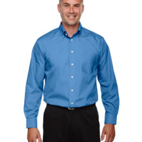 Men's Crown Collection® Tall Solid Broadcloth Woven Shirt Thumbnail