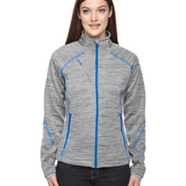 Ladies' Flux Mélange Bonded Fleece Jacket Thumbnail