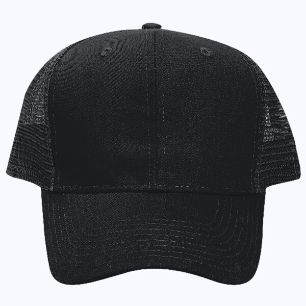 OTTO CAP® 6 Panel Mid Profile Mesh Back Trucker Hat Thumbnail