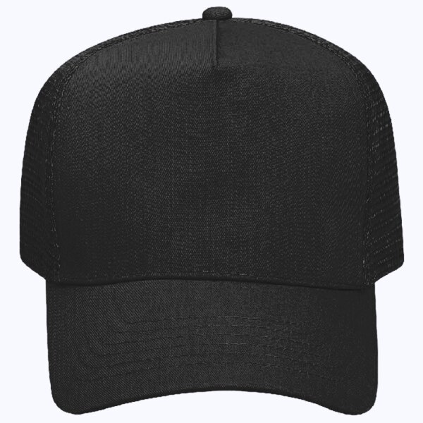 OTTO CAP® 5 Panel Mid Profile Mesh Back Trucker Hat Thumbnail