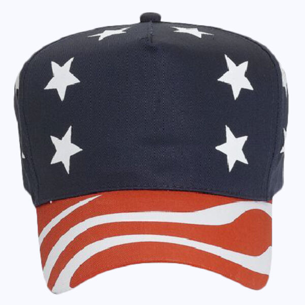 OTTO CAP 5 Panel Mid Profile Baseball Cap Thumbnail
