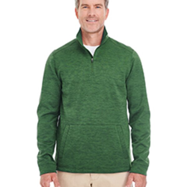 Men's Newbury Mélange Fleece Quarter-Zip Thumbnail