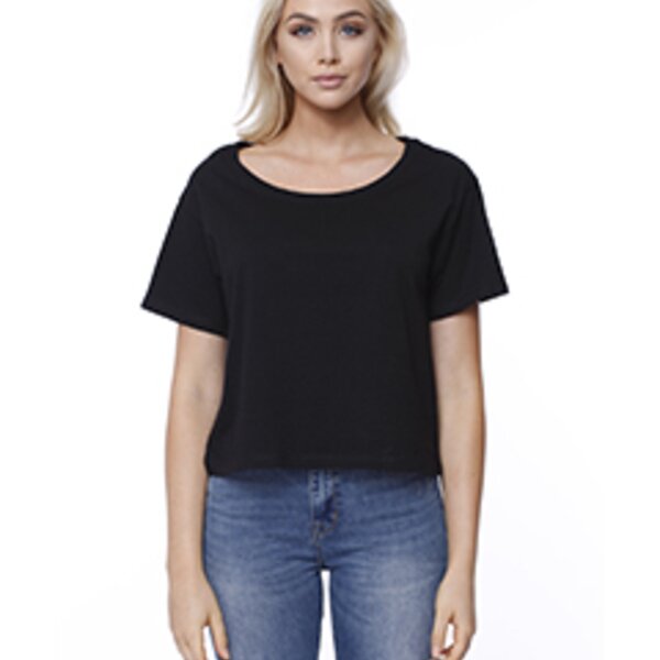 Ladies' Boxy Cotton T-Shirt Thumbnail