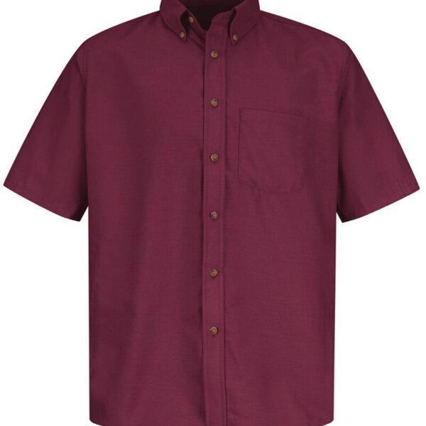 Men's Tall Poplin Short Sleeve Dress Shirt Thumbnail