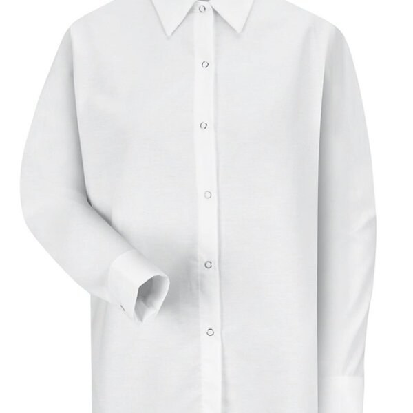 Women's Long Sleeve Specialized Pocketless Poplin Work Shirt Thumbnail