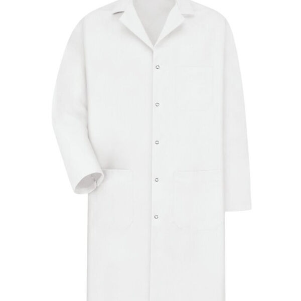 Unisex Tall Gripper Front Lab Coat Thumbnail