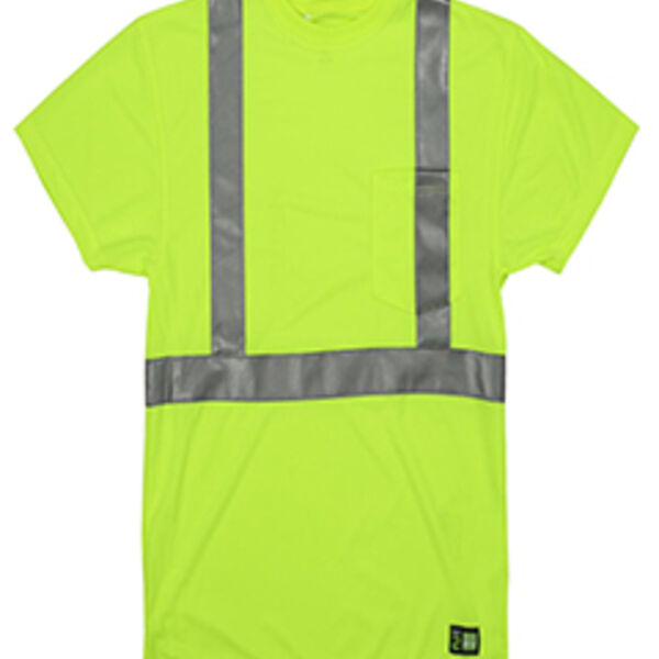 Men's Hi-Vis Class 2 Performance Pocket T-Shirt Thumbnail