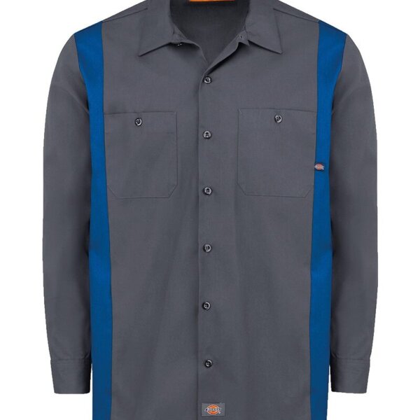 Men's Tall Industrial Colorblocked Long Sleeve Shirt Thumbnail