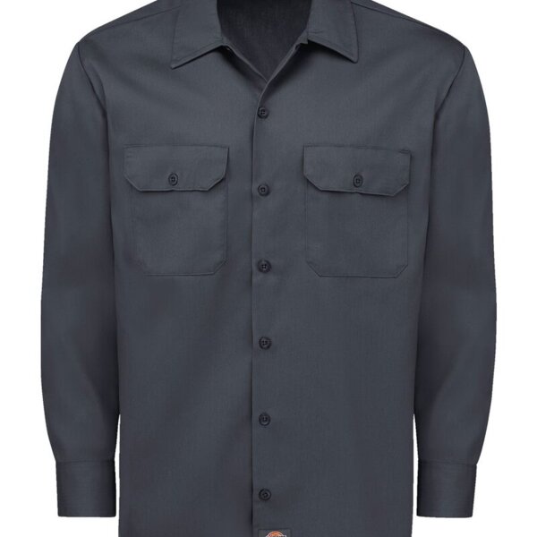 Men's Tall Long Sleeve Work Shirt Thumbnail