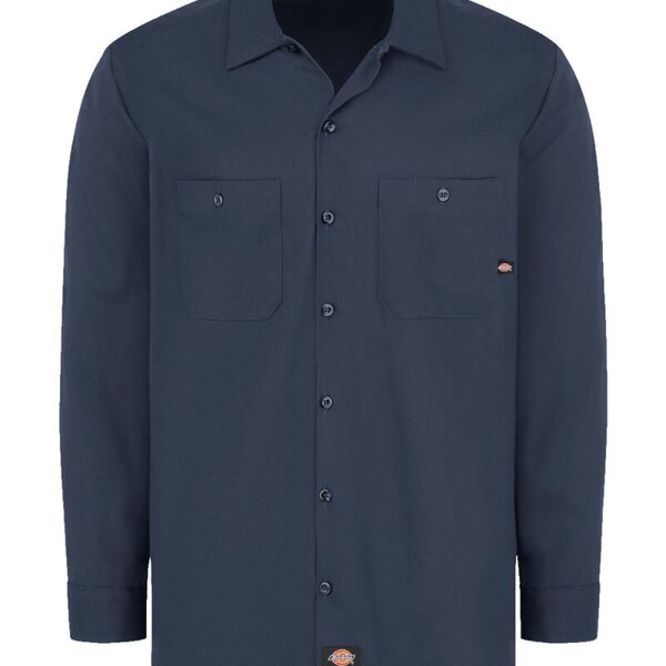 Men's Tall Industrial Cotton Long Sleeve Work Shirt Thumbnail