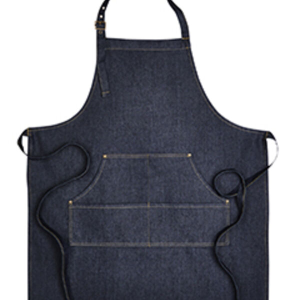 Unisex Jeans Stitch Denim Bib Apron Thumbnail