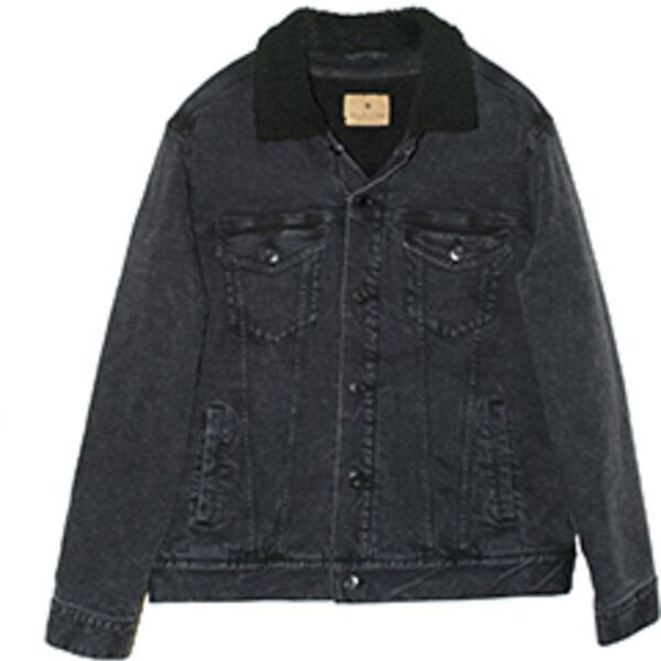 Unisex Sherpa-Lined Denim Jacket Thumbnail