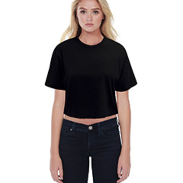 Ladies' Crop Boyfriend T-Shirt Thumbnail