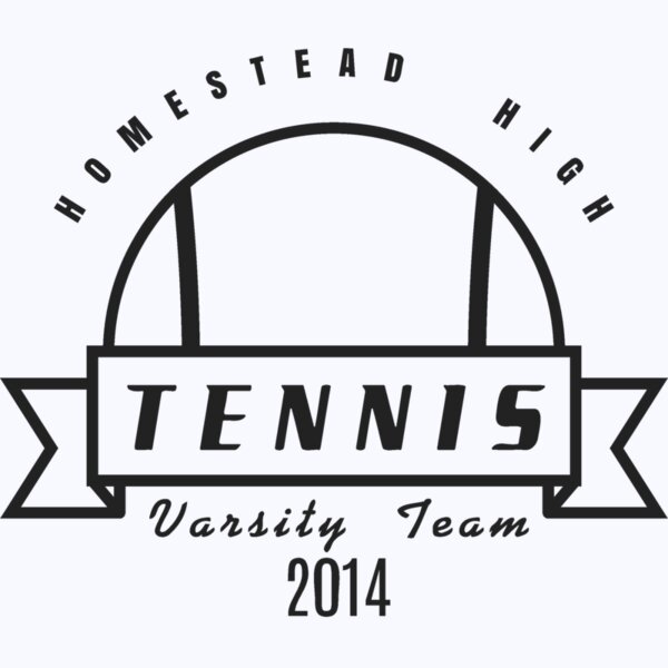 Tennis Template DNT001 BW Thumbnail