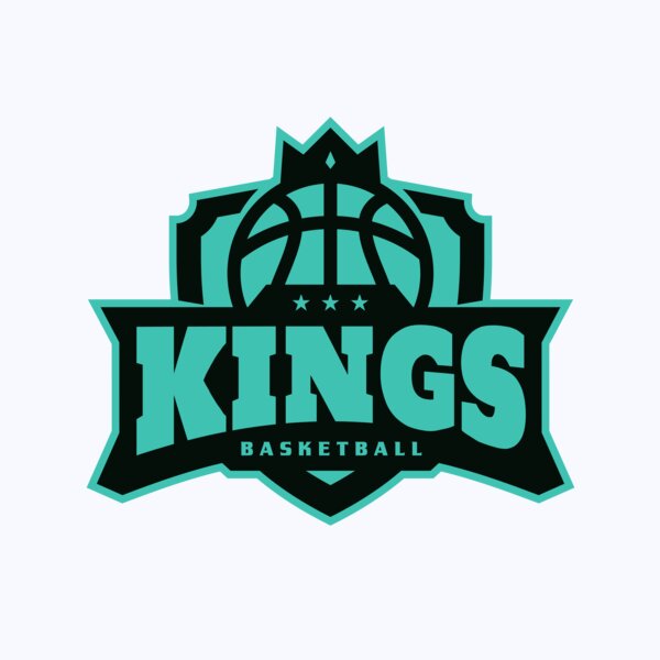Kings Basketball Logo Template Thumbnail