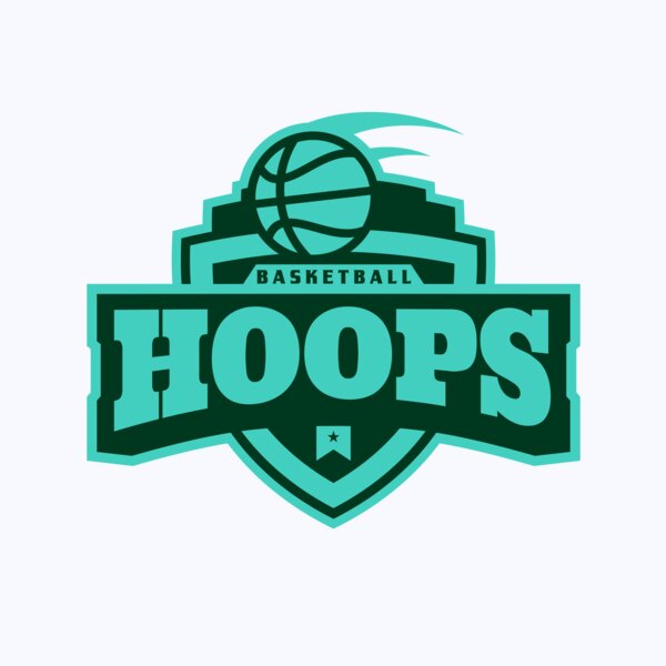 Hoops Basketball logo template 02 Thumbnail