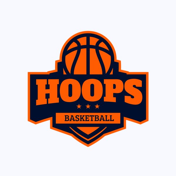 Hoops Basketball logo template 03 Thumbnail