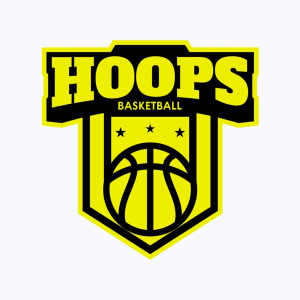 Hoops Basketball logo template 04 Thumbnail